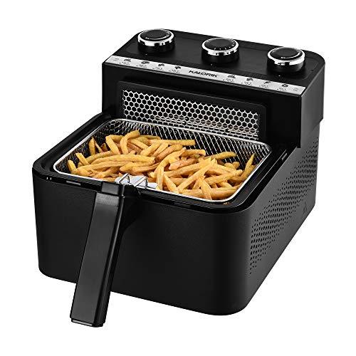 Kalorik 2-in-1 Air Fryer and Deep Fryer, Black - Air Filters & Parts