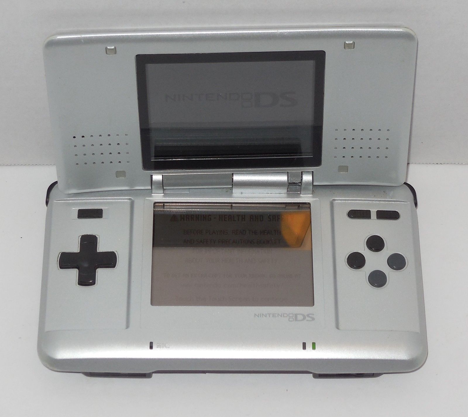 Nintendo DS Silver Original Handheld Video Game Console Broken Hinge ...