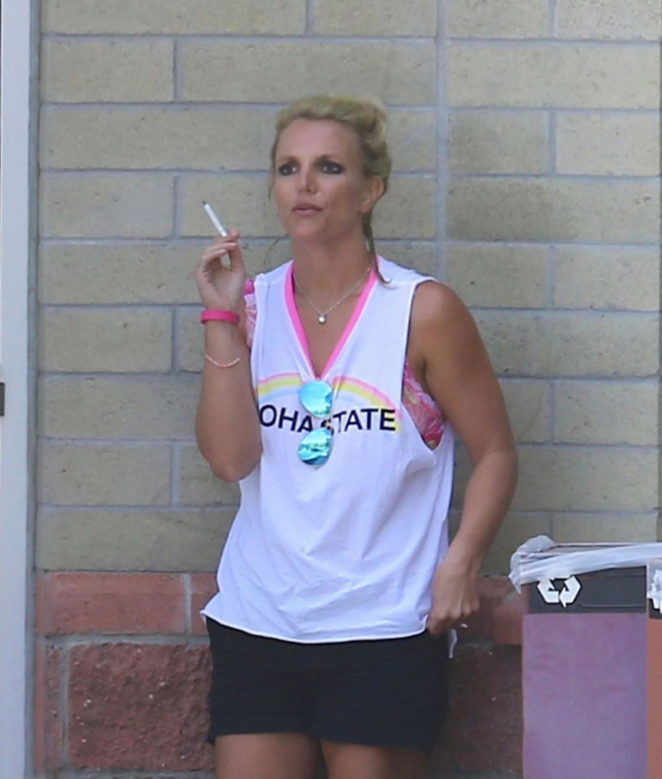 Britney smoking