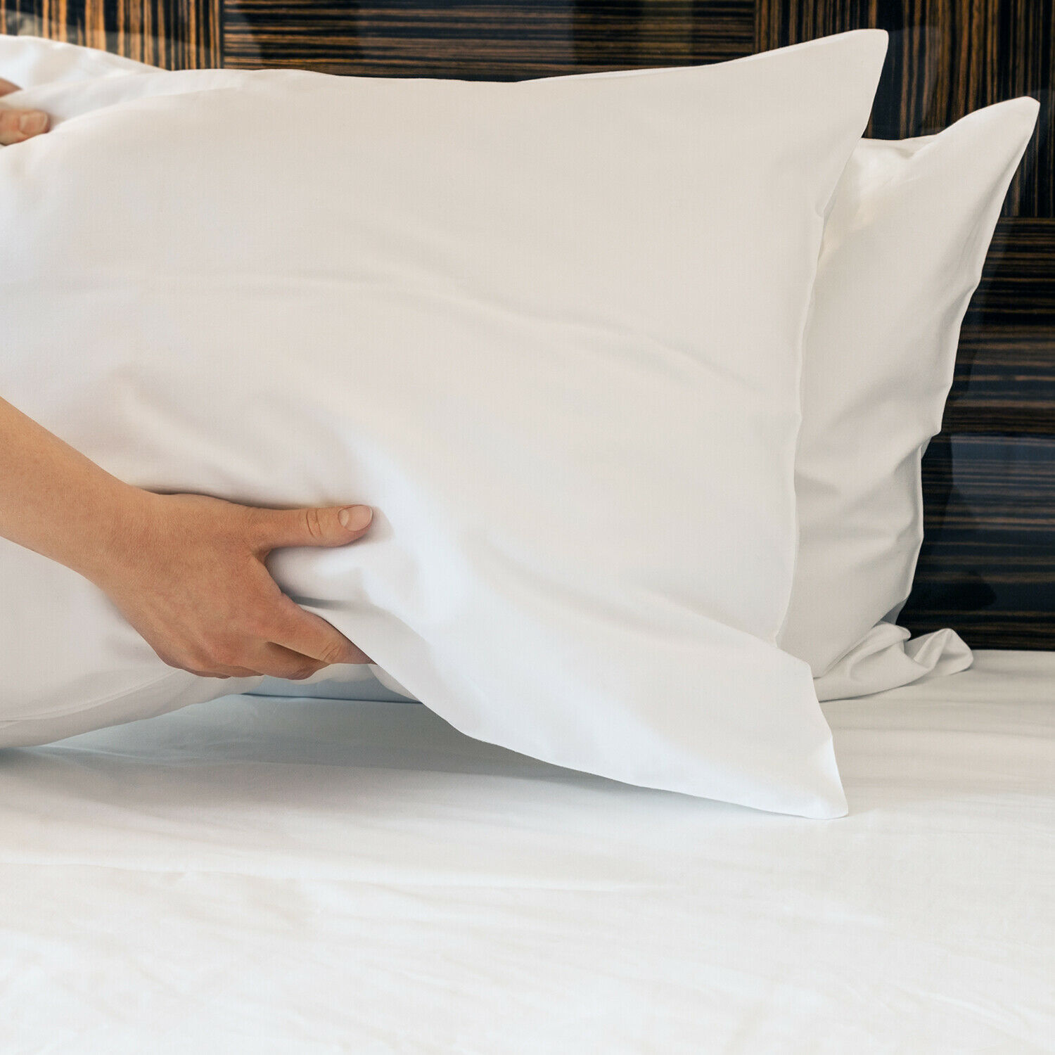 Bulk 12 Pack of Lulworth Pillowcases Standard Size White 20 x 30 Soft