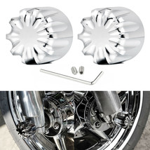 Chrome Front Axle Cap Nut Cover Fit for Harley Touring Electra Road Street Glide - $14.70