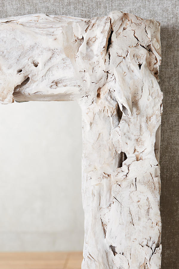 Anthropologie Coastal Rustic Driftwood Wall Mirror Full Length Leaner