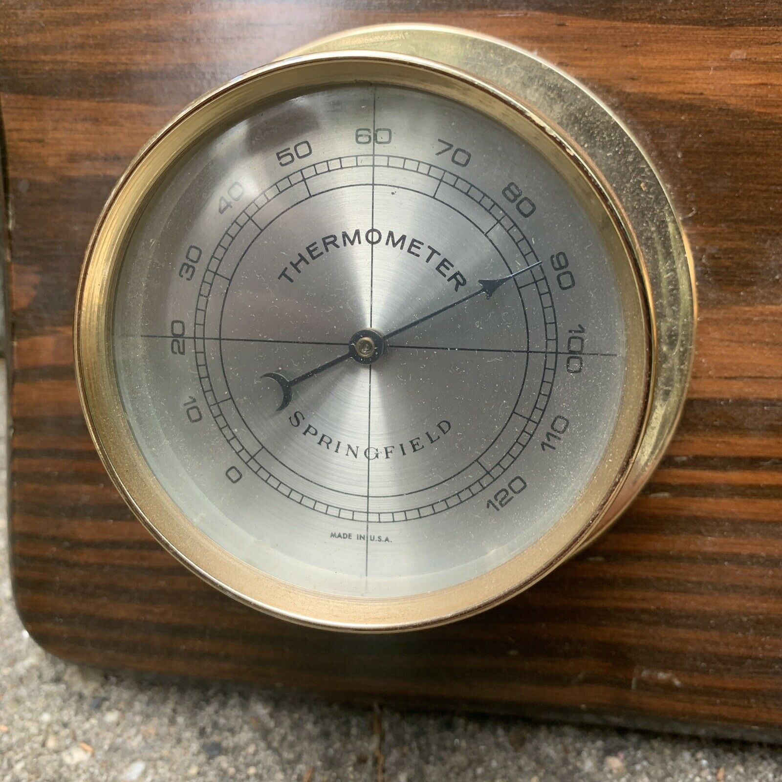 Springfield Thermometer, Barometer & Humidity Wall Wood Decor With