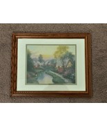 Sergon &quot;Meadowbrook Village&quot; Print Professionally Signed, Matted &amp; Framed - $29.70