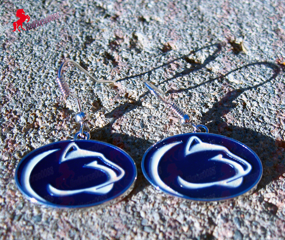 University of Pennsylvania State Dangle Earrings, Sports Earrings - College Fan - $3.95