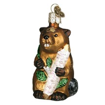 Eager Beaver Old World CHRISTMAS GLASS WILDLIFE ANIMAL ORNAMENT - $15.99