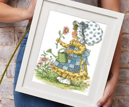 Cute Rustic Bonnet Girl, Rustic Prairie Girl Art Print, Create Your Own ... - $6.00