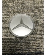 ONE Wheel Center Hub Caps Emblem Matte Silver Logo 75mm 3&quot; For Mercedes ... - $10.00