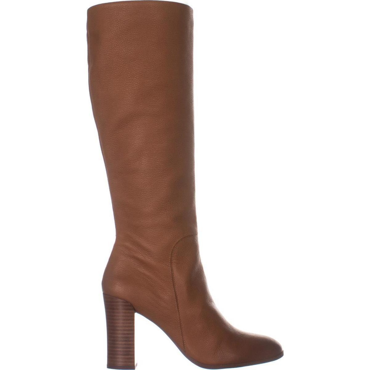 Kenneth Cole New York Justin Heeled Knee High Dress Boots 963, Cognac ...