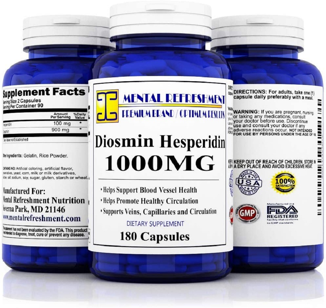 Diosmin Hesperidin 1000mg 180caps and 50 similar items