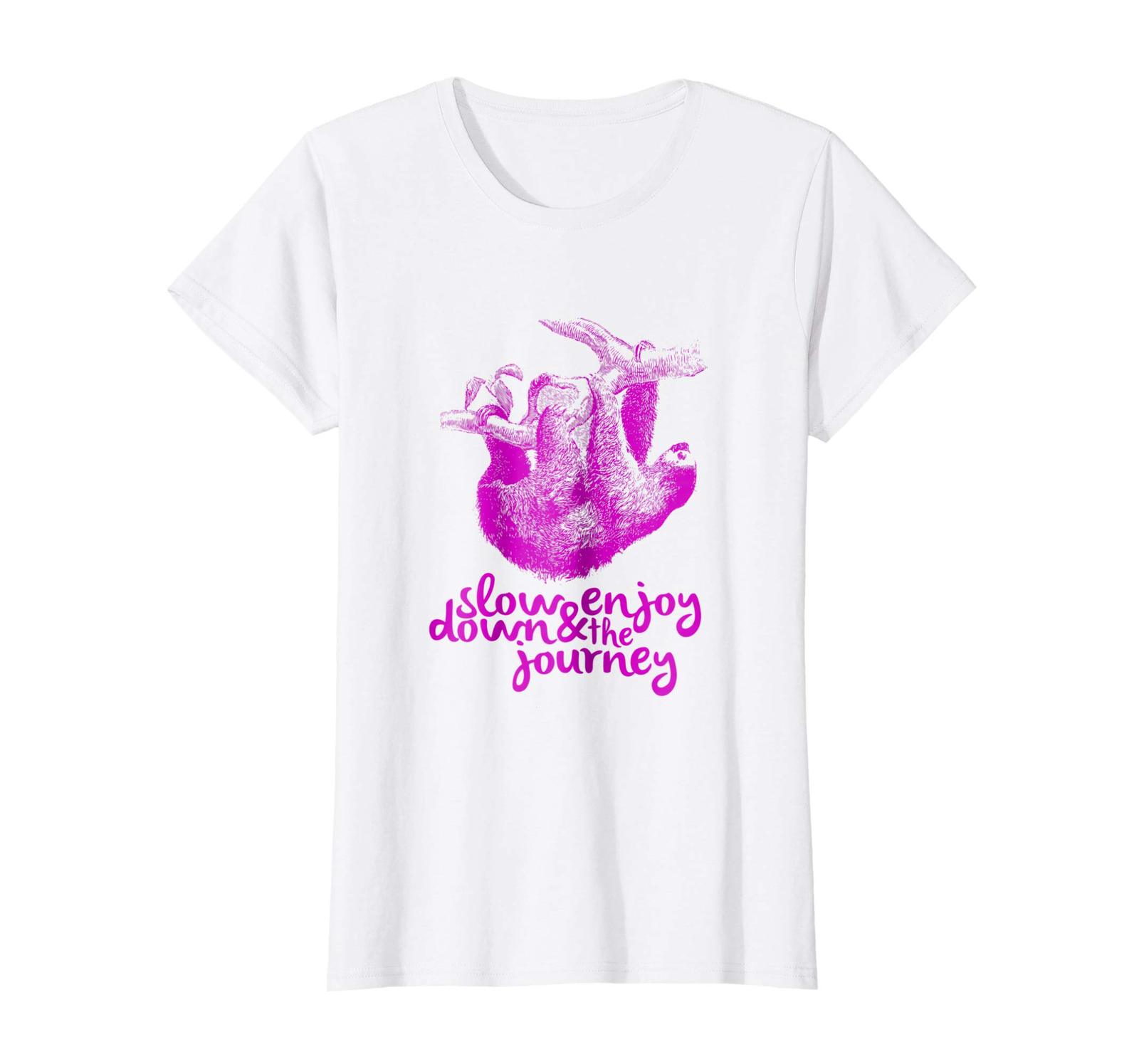 Dog Fashion - Slow Down & Enjoy the Journey Sloth T-Shirt Wowen