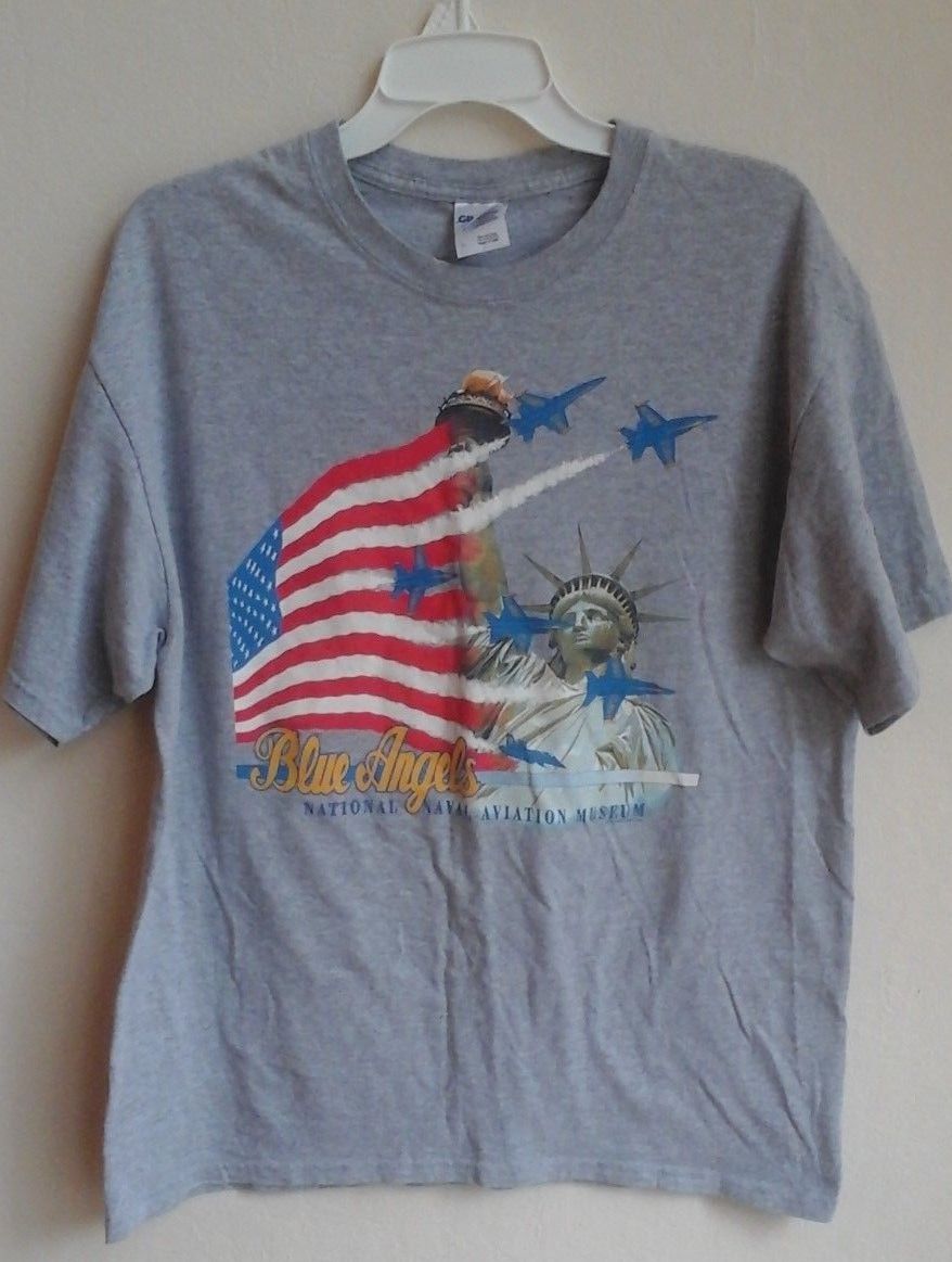 Blue Angels National Museum of Naval Aviation T-Shirt Adult Large&ndash;EUC