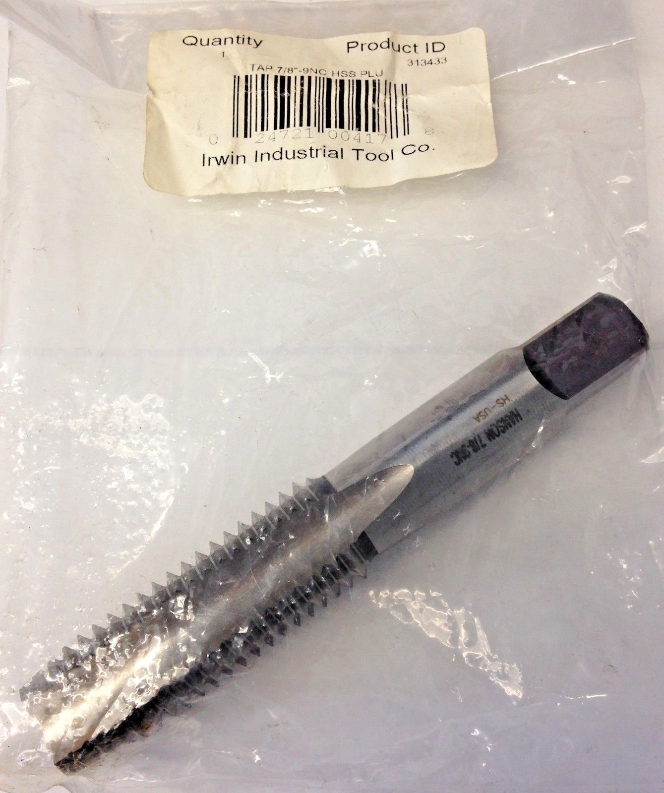 3//8-24 Tap Thread Forming Plug Taps Spiral Point High Speed Steel 12 Pack USA