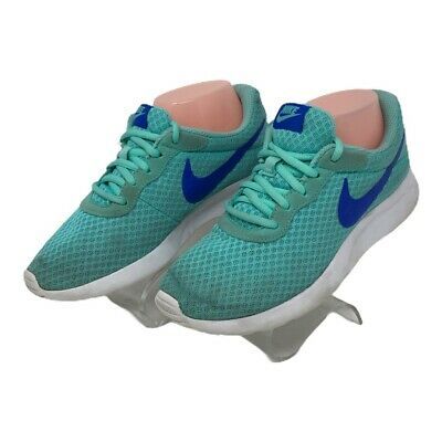 Primary image for Nike Womens 7.5 Tanjun Running Shoes Aqua 812655-341 2015 Low Top Mesh Lace Up 