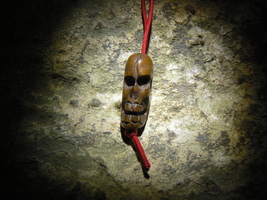 Amulet Of Kali Ma Ancient Sacred Kapala Human Skull Old Shmashana By Izida - $199.00