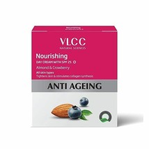 VLCC Anti Aging Day Cream SPF 25, 50g (Pack of 1) E284 - $12.24