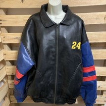Jeff Gordon #24 Chase Authentic Nascar Mens Size XL Faux Leather Coat KG JD - $99.00
