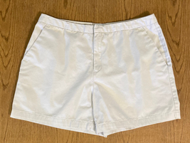 Dockers women&#39;s khaki shorts size 14 flat front  - $3.00