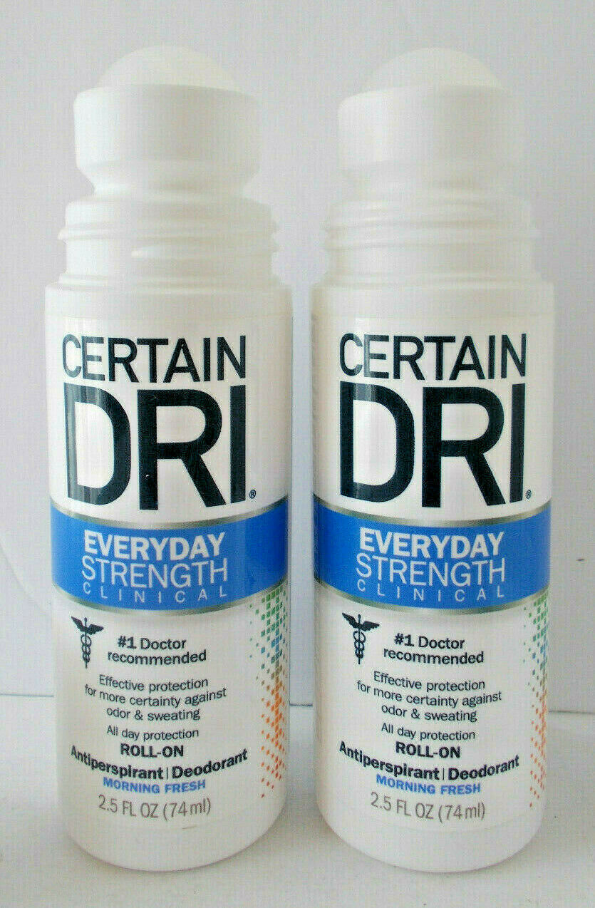 2X Certain Dri Everyday Strength Clinical Deodorant RollOn Morning