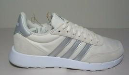 Adidas Size 8 M RUN 60s 2.0 Chalk White Grey Sneakers New Women's Shoes - $64.75
