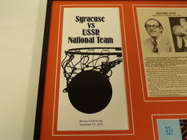 Syracuse Orange Basketball 16x20 Framed Memorabilia Set Program Covers Boeheim image 7