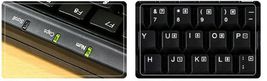QSENN GP-K7000 USB Wired Mini Compact Keyboard Slim 10keyless Design Keyboard image 5