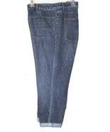COLD WATER CREEK  BLUE CROPPED JEANS SIZE 16 - $9.99