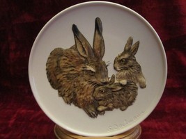 RABBITS collector plate GOEBEL HUMMEL MOTHERS 1975 First edition HARE - £20.84 GBP