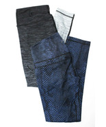 Varley With Womens High Rise Athletic Leggings Pants Blue Gray multi M L... - $55.00