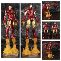 Iron Man Action Figure Classic MK4 MK6 7&quot; Endgame Avengers PVC New Toys ... - $64.47+
