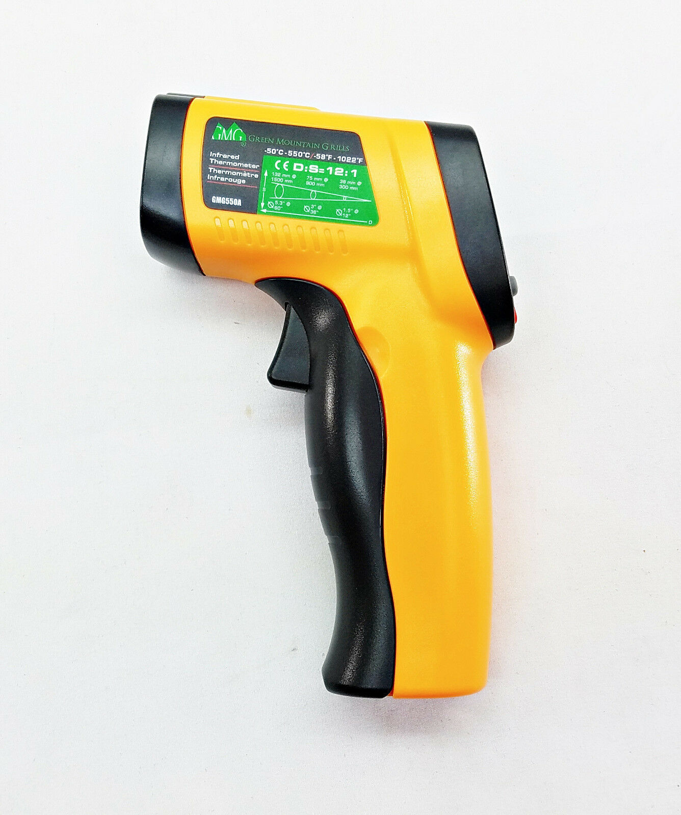 Gmg Temp Gun Heat Temperature Gun With Digital Readout Infrared Laser Gmg 4025 Bbq Tools 6415