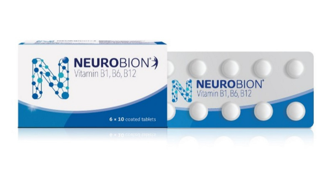 2 x 60'S NEUROBION Vitamin B Complex B1 B6 B12 for nerve DHL EXPRESS