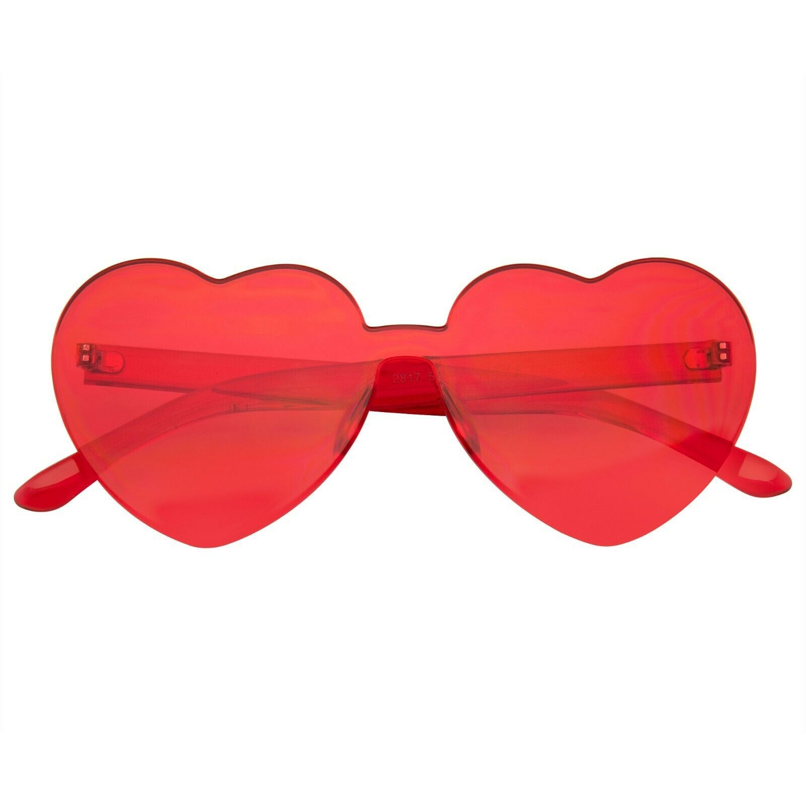 Heart Shape Heart Sunglasses Retro Vintage Boho Translucent Sunglasses Shades