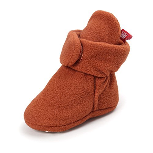 Isbasic Unisex Baby Fleece Lined Bootie NonSkid Infant
