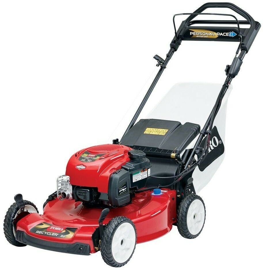 Toro Self Propelled Lawn Mower Cc Electric Start Gas Lawnmower Mulching Walk Behind Mowers