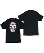 Los Angeles Dodgers Dia De Los Muertos Skull Image Men&#39;s T-Shirts (S thr... - $21.77