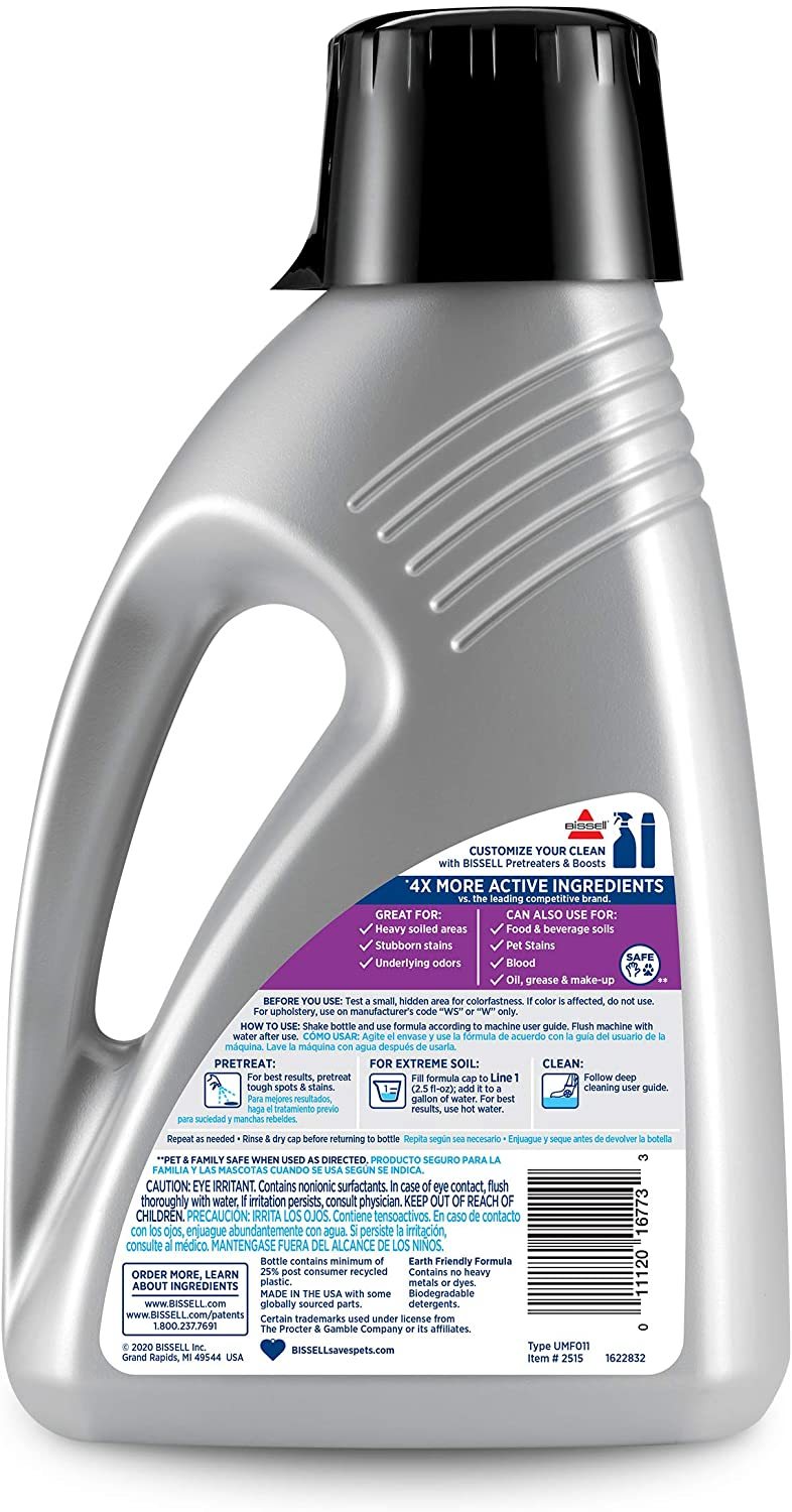 BISSELL Pro Max Clean Refresh Febreze Spring Renewal Carpet Shampoo, 48