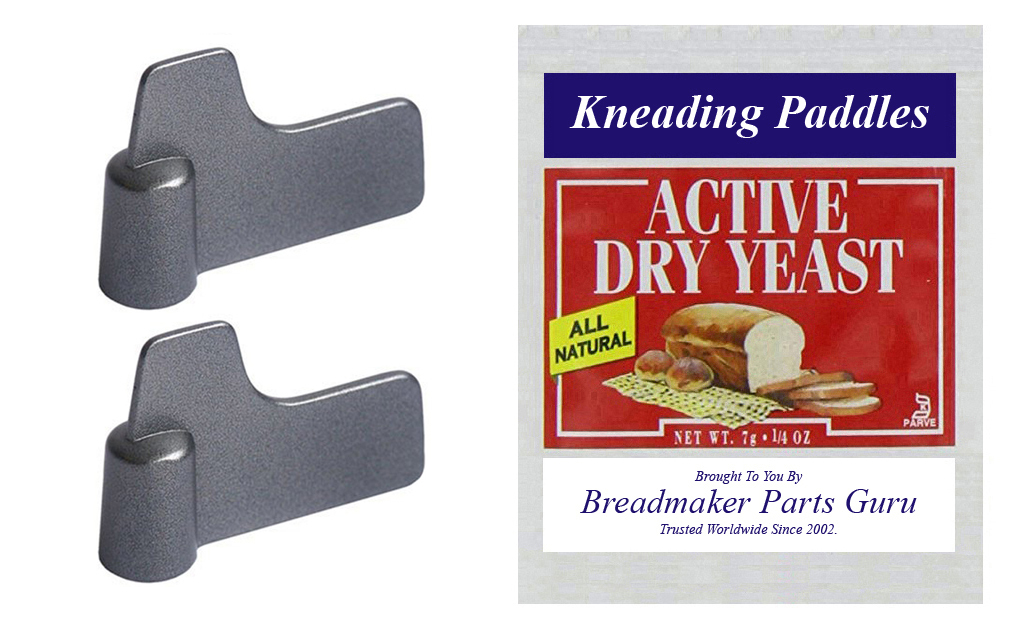 Kneading Paddles Fits Breville Model BB380 Breadmaster Breadmaker