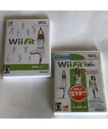 Lot of 2 Wii Fit and Wii Fit Plus Fitness &amp; Health Video Games By Ninten... - $19.79