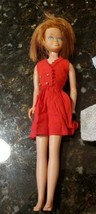Barbie Skipper 1963 Red Hair Straight Leg Blue Eye Japan Mattel DAMAGED - $24.64