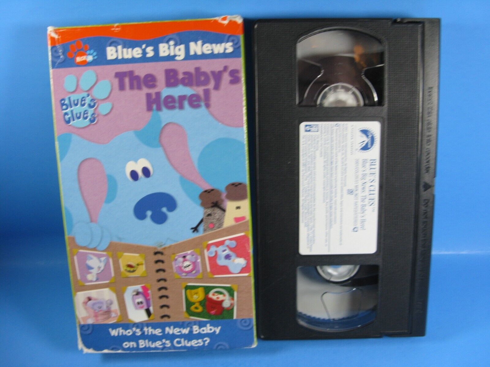 Blue's Clues - Blue's Big News - The Baby's Here! VHS By Steven Burns ...