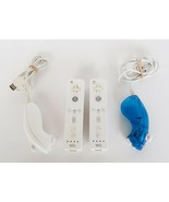 Pair of Nintendo Wii remotes with num-chuks UNTESTED - $29.99