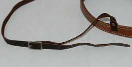 Courts Saddlery 14022 Lined Leather Dark Brown Noseband image 2