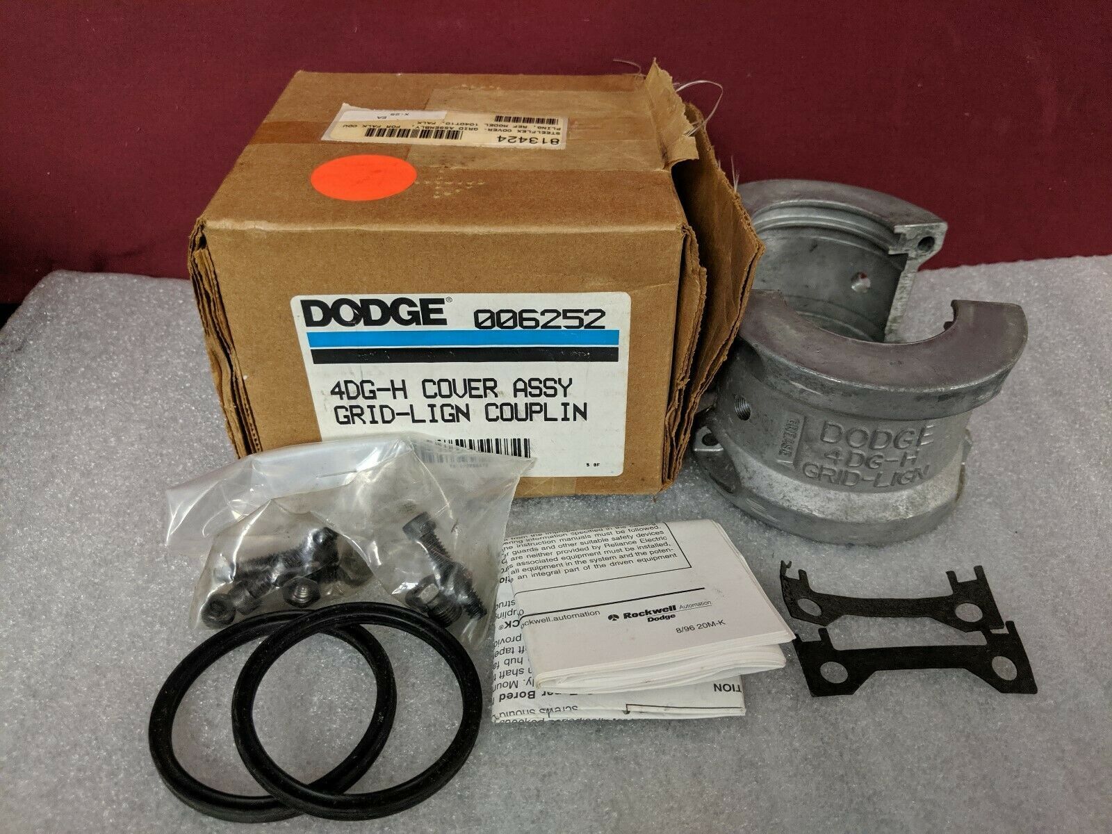 Dodge 4DGH GRID LIGN 006252 Horizontal Split Coupling Cover For Size