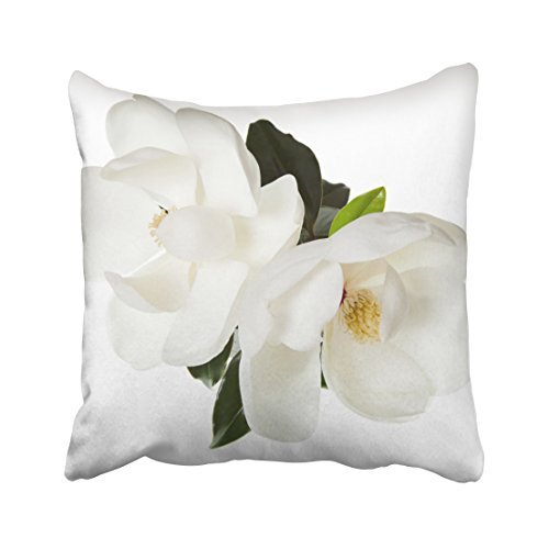 Capsceoll magnolia flower magnolias floral flowers Decorative Throw Pillow Case Pillowcases