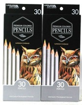 2 Packages Leisure Arts Artist Quality Premium Colored 30 Count Colored Pencils