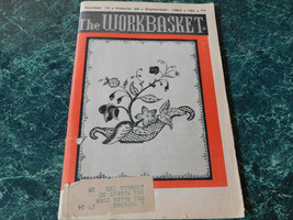 The Workbasket Magazine September 1963 Volume 28 No. 12 Crewel Embroidery - $2.99