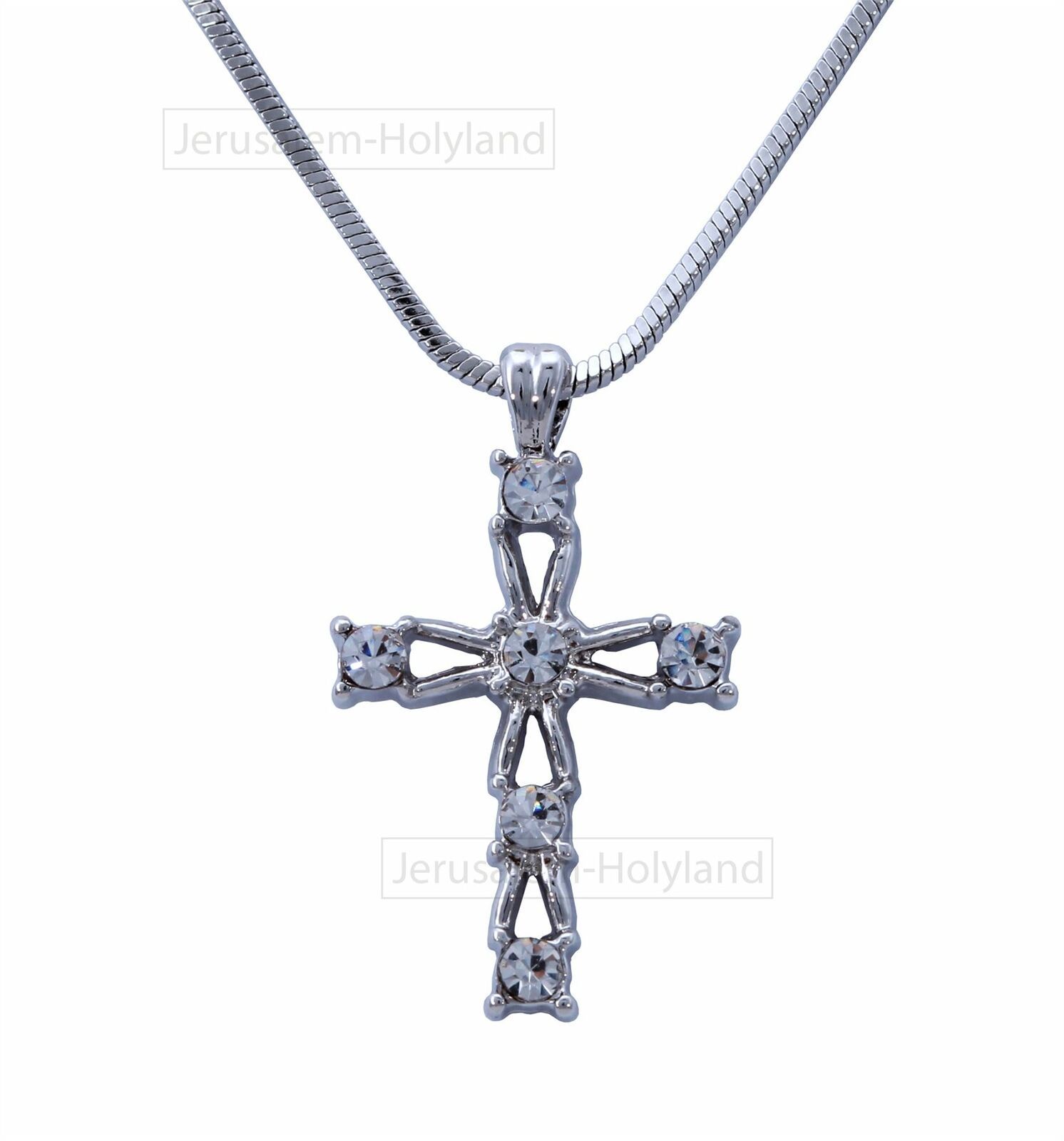 Holy CHRISTIAN CROSS Pendant Necklace Charm Unisex's Chain Crucifix Men Women