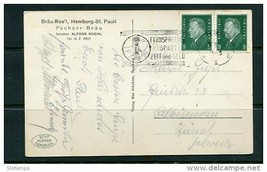 Germany 1928 Postal card to Switzerland Zurich Pair - $2.97
