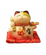 Black Temptation 4 inches Japanese Lucky Cat Ceramic Maneki Neko Piggy B... - $24.46